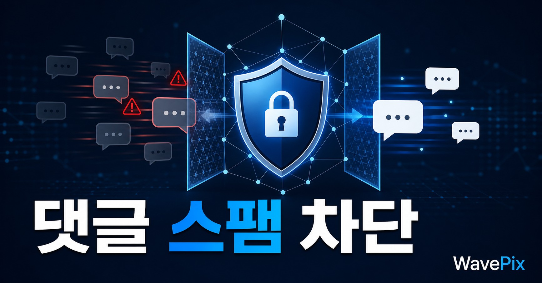 스팸 댓글 자동 차단 설정으로 관리 시간을 주 2시간 줄였습니다